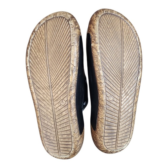 Womens Closed Toe‎ Sandals Size 9 Casual Platform Slingback Strap Shoes Beige - Picture 6 of 8